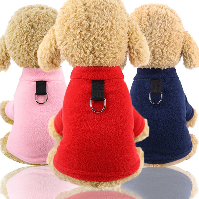 Pet Supplies York - Winter-Hundeweste, weiche Fleece-Kleidung für kleine Hunde,
