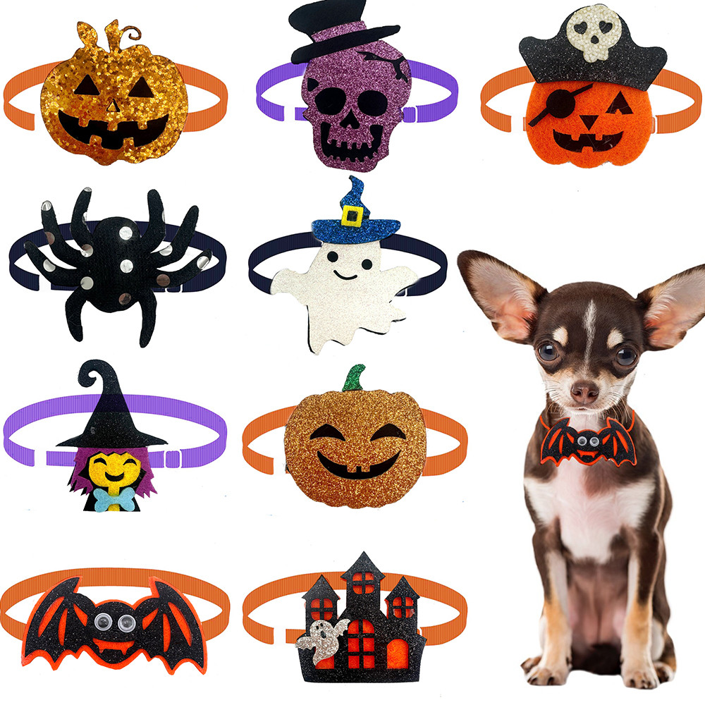 Pet Supplies In Bulk - 50 Stück Halloween Schleifen für kleine