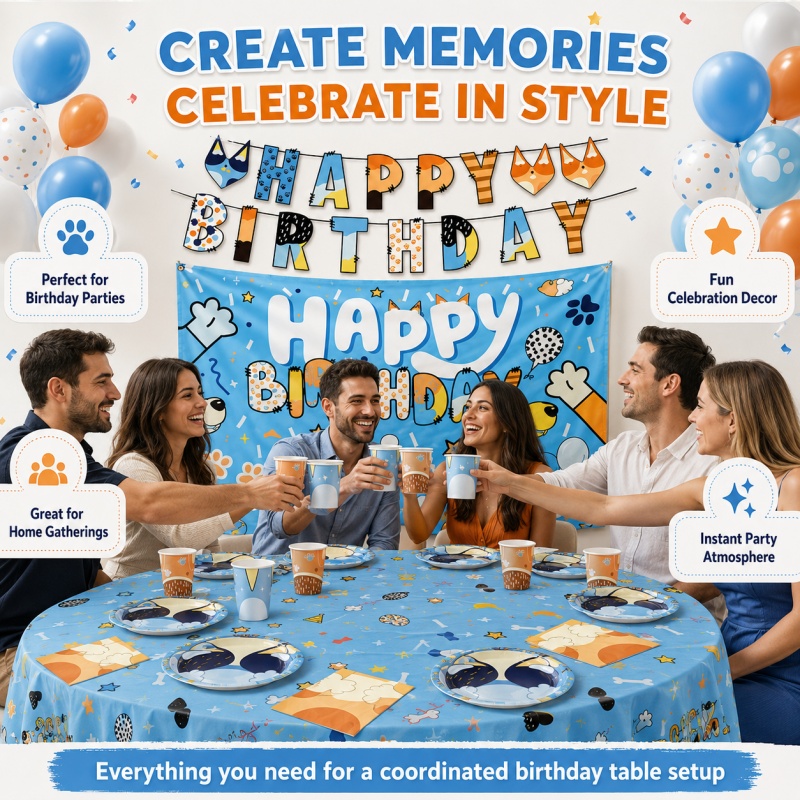 Blue Dog Partyzubehör-Set Einw – Pet Supplies In Bulk Bewertung und Preis